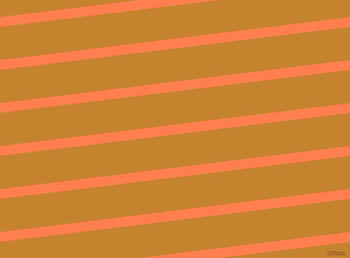 7 degree angle lines stripes, 20 pixel line width, 68 pixel line spacing, Coral and Geebung angled lines and stripes seamless tileable