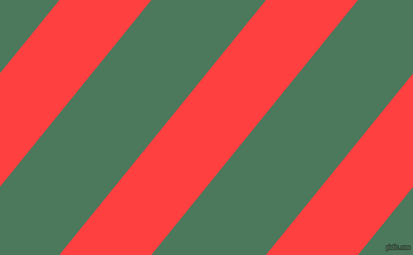 51 degree angle lines stripes, 102 pixel line width, 127 pixel line spacing, Coral Red and Como angled lines and stripes seamless tileable