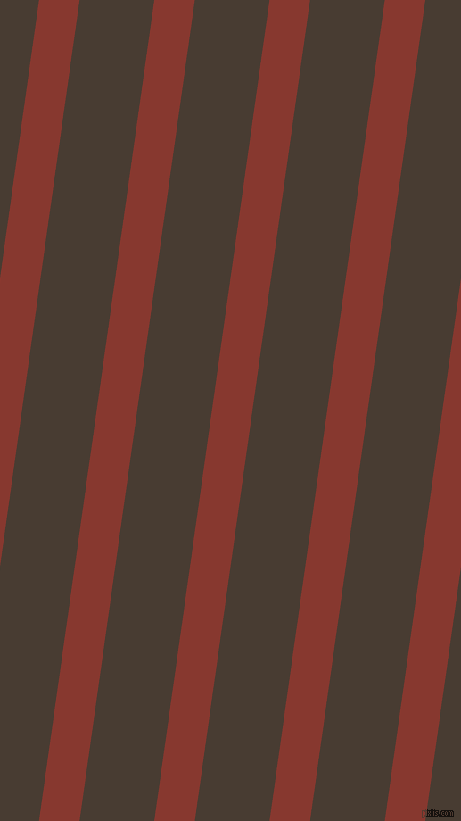 82 degree angle lines stripes, 45 pixel line width, 83 pixel line spacing, Crab Apple and Taupe angled lines and stripes seamless tileable