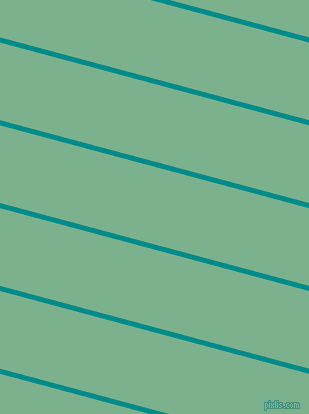 165 degree angle lines stripes, 5 pixel line width, 75 pixel line spacing, Dark Cyan and Bay Leaf angled lines and stripes seamless tileable