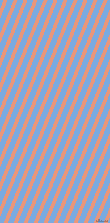 68 degree angle lines stripes, 12 pixel line width, 18 pixel line spacing, Dark Salmon and Jordy Blue angled lines and stripes seamless tileable