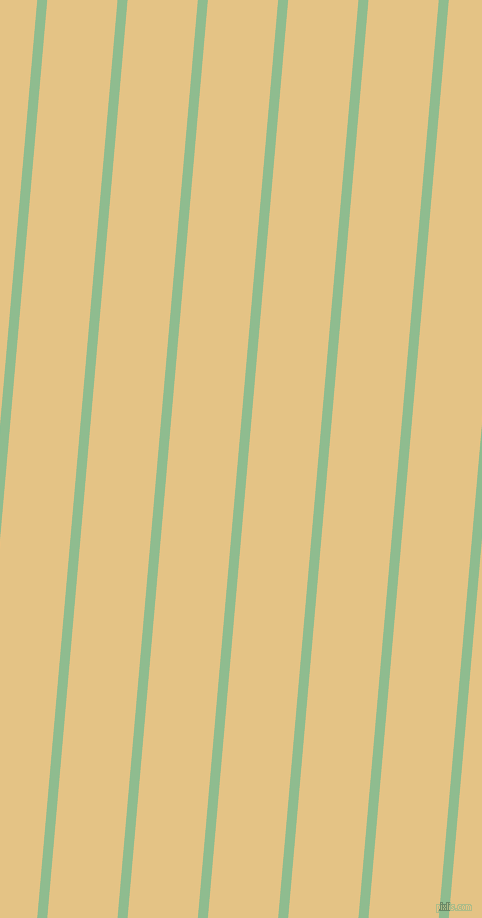 85 degree angle lines stripes, 10 pixel line width, 70 pixel line spacing, Dark Sea Green and New Orleans angled lines and stripes seamless tileable