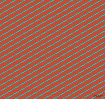 30 degree angle lines stripes, 3 pixel line width, 16 pixel line spacing, Dark Turquoise and Grenadier angled lines and stripes seamless tileable