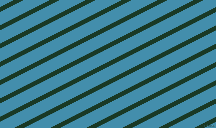 27 degree angle lines stripes, 15 pixel line width, 40 pixel line spacing, Deep Fir and Boston Blue angled lines and stripes seamless tileable
