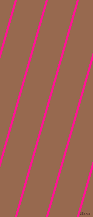 74 degree angle lines stripes, 7 pixel line width, 91 pixel line spacing, Deep Pink and Dark Tan angled lines and stripes seamless tileable