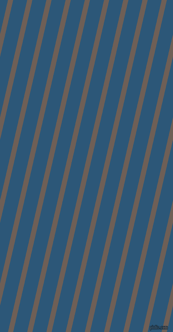 77 degree angle lines stripes, 10 pixel line width, 27 pixel line spacing, Dorado and Venice Blue angled lines and stripes seamless tileable