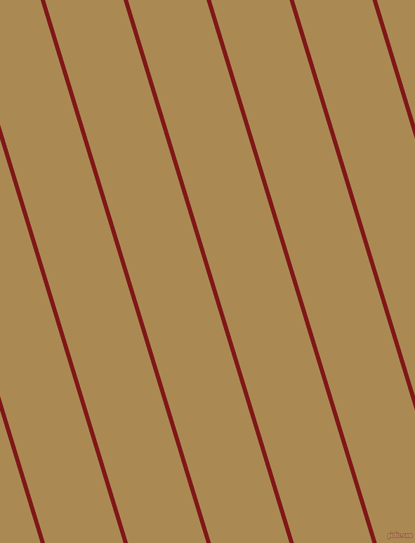 107 degree angle lines stripes, 6 pixel line width, 107 pixel line spacing, Falu Red and Teak angled lines and stripes seamless tileable