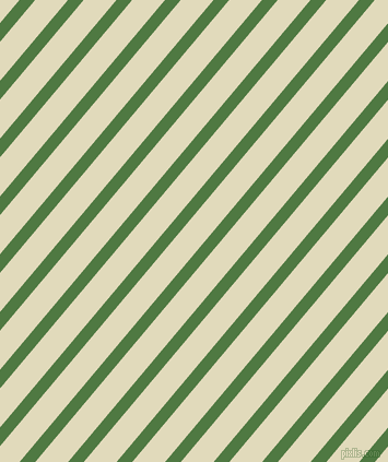 50 degree angle lines stripes, 11 pixel line width, 23 pixel line spacing, Fern Green and Coconut Cream angled lines and stripes seamless tileable