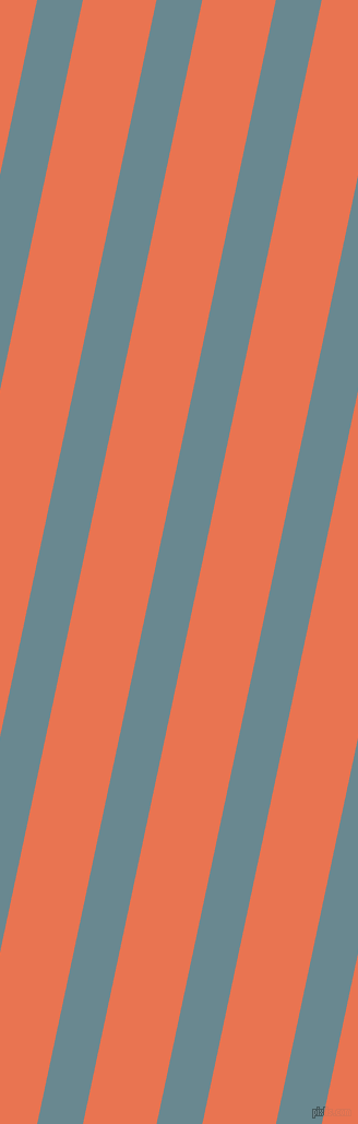 78 degree angle lines stripes, 41 pixel line width, 66 pixel line spacing, Gothic and Burnt Sienna angled lines and stripes seamless tileable