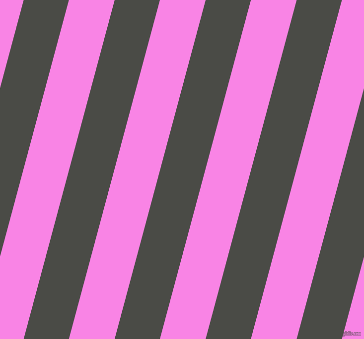 75 degree angle lines stripes, 88 pixel line width, 89 pixel line spacing, Gravel and Pale Magenta angled lines and stripes seamless tileable