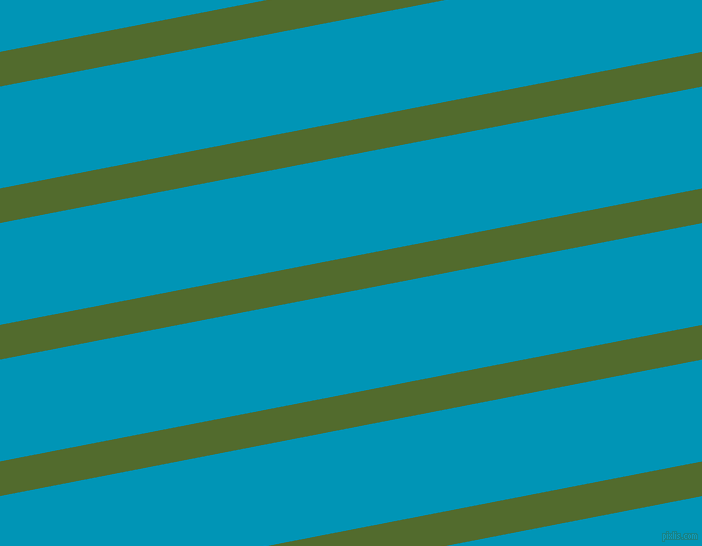11 degree angle lines stripes, 34 pixel line width, 100 pixel line spacing, Green Leaf and Bondi Blue angled lines and stripes seamless tileable