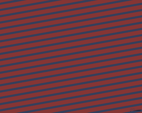 10 degree angle lines stripes, 7 pixel line width, 14 pixel line spacing, Gulf Blue and Tall Poppy angled lines and stripes seamless tileable