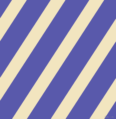 57 degree angle lines stripes, 48 pixel line width, 77 pixel line spacing, Half Colonial White and Rich Blue angled lines and stripes seamless tileable