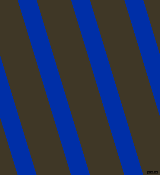 107 degree angle lines stripes, 60 pixel line width, 109 pixel line spacing, International Klein Blue and Birch angled lines and stripes seamless tileable