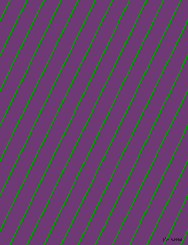 64 degree angle lines stripes, 3 pixel line width, 27 pixel line spacing, Islamic Green and Eminence angled lines and stripes seamless tileable