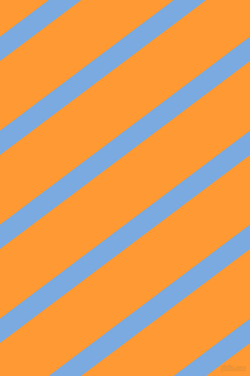 37 degree angle lines stripes, 28 pixel line width, 80 pixel line spacing, Jordy Blue and Neon Carrot angled lines and stripes seamless tileable