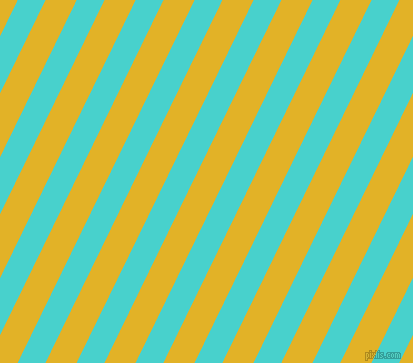 64 degree angle lines stripes, 25 pixel line width, 28 pixel line spacing, Medium Turquoise and Gold Tips angled lines and stripes seamless tileable