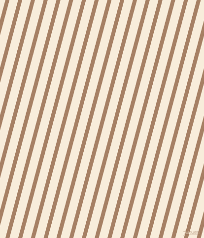 75 degree angle lines stripes, 8 pixel line width, 17 pixel line spacing, Medium Wood and Island Spice angled lines and stripes seamless tileable