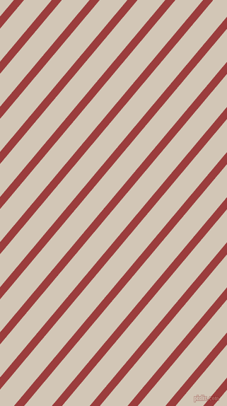 50 degree angle lines stripes, 11 pixel line width, 30 pixel line spacing, Mexican Red and Stark White angled lines and stripes seamless tileable