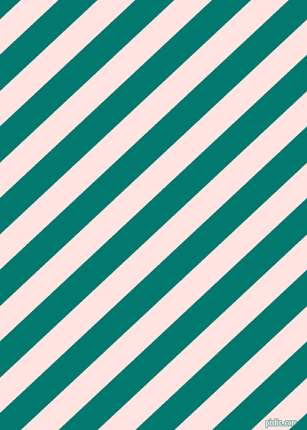 43 degree angle lines stripes, 29 pixel line width, 30 pixel line spacing, Misty Rose and Pine Green angled lines and stripes seamless tileable