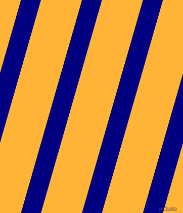 74 degree angle lines stripes, 38 pixel line width, 78 pixel line spacing, Navy and Supernova angled lines and stripes seamless tileable