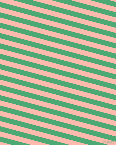 165 degree angle lines stripes, 16 pixel line width, 16 pixel line spacing, Ocean Green and Melon angled lines and stripes seamless tileable