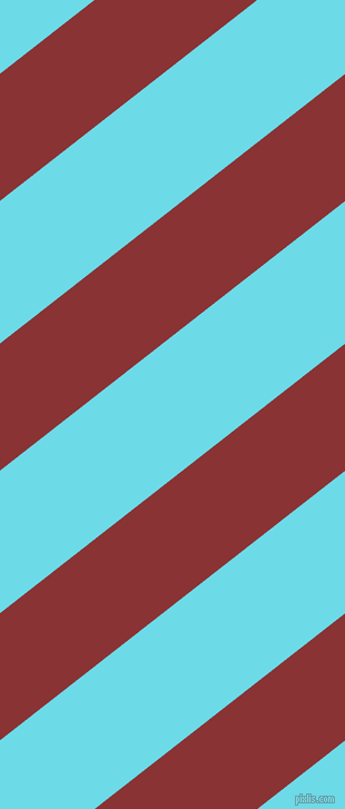 38 degree angle lines stripes, 90 pixel line width, 101 pixel line spacing, Old Brick and Turquoise Blue angled lines and stripes seamless tileable