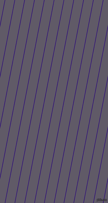 79 degree angle lines stripes, 2 pixel line width, 32 pixel line spacing, Persian Indigo and Mobster angled lines and stripes seamless tileable