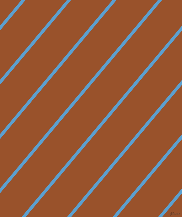 50 degree angle lines stripes, 11 pixel line width, 111 pixel line spacing, Picton Blue and Hawaiian Tan angled lines and stripes seamless tileable