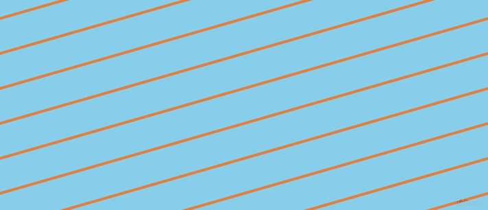 16 degree angle lines stripes, 4 pixel line width, 45 pixel line spacing, Pizazz and Sky Blue angled lines and stripes seamless tileable