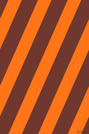 66 degree angle lines stripes, 42 pixel line width, 50 pixel line spacing, Pumpkin and Mocha angled lines and stripes seamless tileable