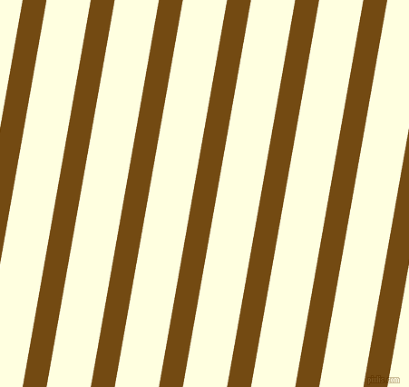 80 degree angle lines stripes, 26 pixel line width, 48 pixel line spacing, Raw Umber and Light Yellow angled lines and stripes seamless tileable