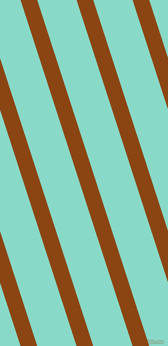 108 degree angle lines stripes, 31 pixel line width, 73 pixel line spacing, Saddle Brown and Riptide angled lines and stripes seamless tileable