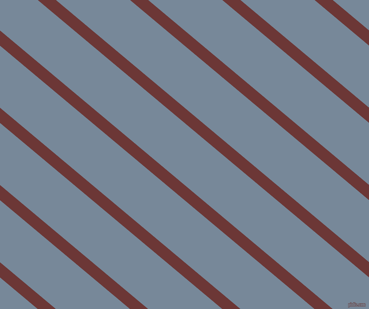 140 degree angle lines stripes, 24 pixel line width, 98 pixel line spacing, Sanguine Brown and Light Slate Grey angled lines and stripes seamless tileable