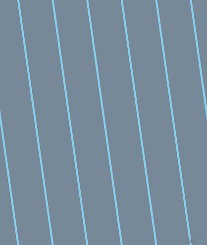 98 degree angle lines stripes, 4 pixel line width, 65 pixel line spacing, Sky Blue and Light Slate Grey angled lines and stripes seamless tileable