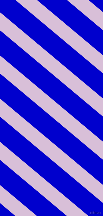 140 degree angle lines stripes, 46 pixel line width, 64 pixel line spacing, Thistle and Medium Blue angled lines and stripes seamless tileable
