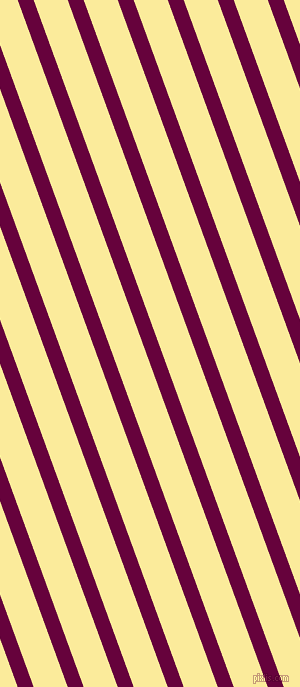 110 degree angle lines stripes, 15 pixel line width, 32 pixel line spacing, Tyrian Purple and Drover angled lines and stripes seamless tileable