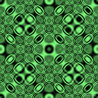 , Black and Mint Green cellular plasma seamless tileable