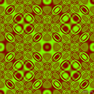 , Maroon and Chartreuse cellular plasma seamless tileable