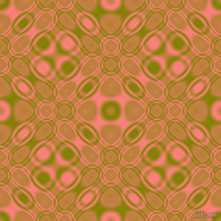 , Olive and Salmon cellular plasma seamless tileable