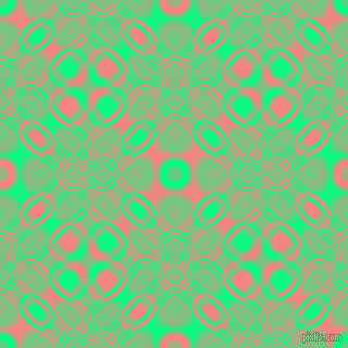 , Spring Green and Salmon cellular plasma seamless tileable
