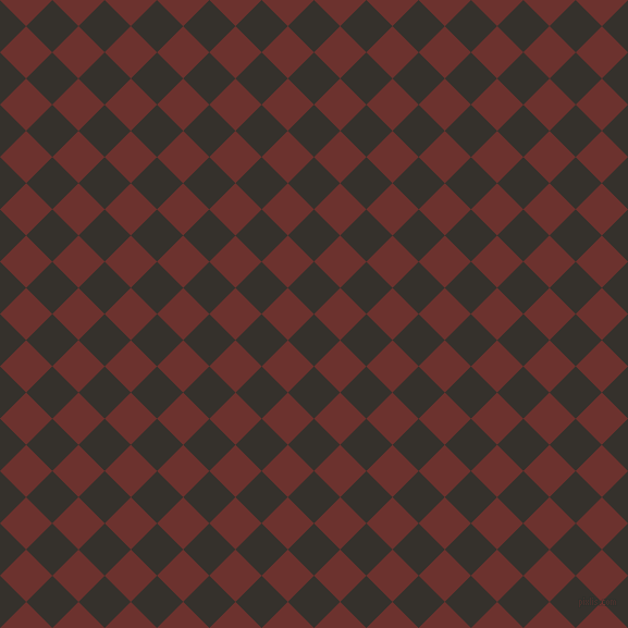 45/135 degree angle diagonal checkered chequered squares checker pattern checkers background, 34 pixel square size, , Acadia and Kenyan Copper checkers chequered checkered squares seamless tileable