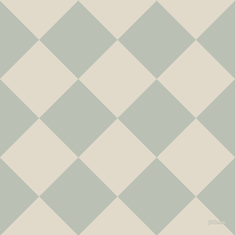 45/135 degree angle diagonal checkered chequered squares checker pattern checkers background, 113 pixel squares size, , Albescent White and Pumice checkers chequered checkered squares seamless tileable