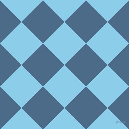 45/135 degree angle diagonal checkered chequered squares checker pattern checkers background, 105 pixel squares size, , Anakiwa and Wedgewood checkers chequered checkered squares seamless tileable