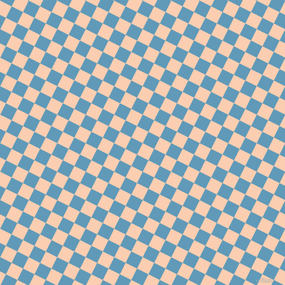 63/153 degree angle diagonal checkered chequered squares checker pattern checkers background, 25 pixel squares size, , Apricot and Shakespeare checkers chequered checkered squares seamless tileable