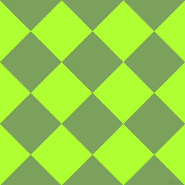 45/135 degree angle diagonal checkered chequered squares checker pattern checkers background, 142 pixel squares size, , Asparagus and Green Yellow checkers chequered checkered squares seamless tileable