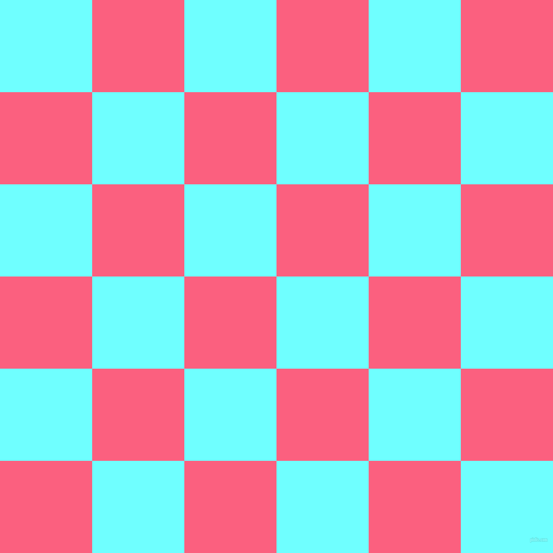 Baby Blue And Brink Pink Checkers Chequered Checkered Squares