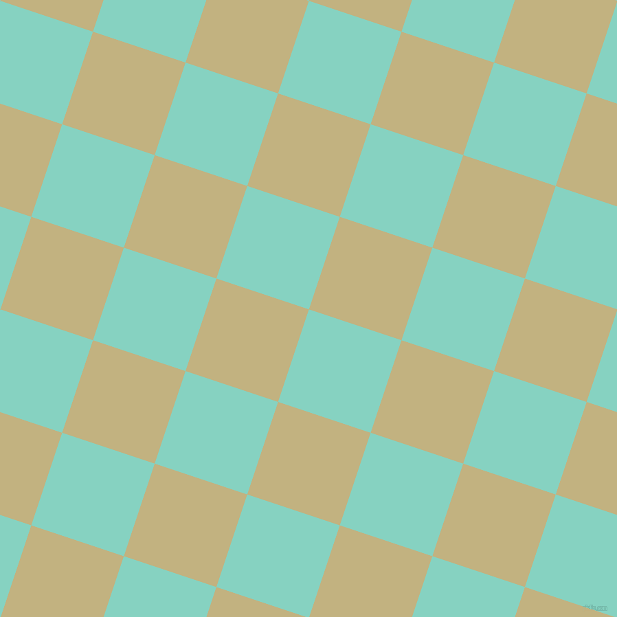 72/162 degree angle diagonal checkered chequered squares checker pattern checkers background, 142 pixel square size, , Bermuda and Ecru checkers chequered checkered squares seamless tileable