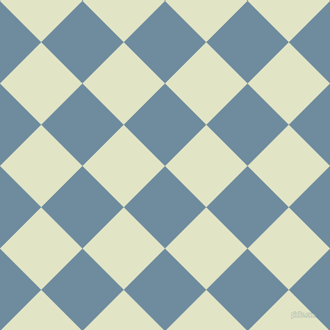 45/135 degree angle diagonal checkered chequered squares checker pattern checkers background, 84 pixel square size, , Bermuda Grey and Frost checkers chequered checkered squares seamless tileable