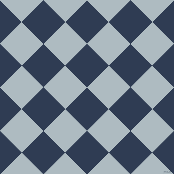 45/135 degree angle diagonal checkered chequered squares checker pattern checkers background, 127 pixel squares size, , Biscay and Heather checkers chequered checkered squares seamless tileable